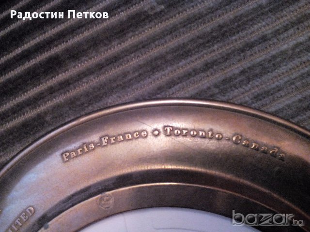 Чиния месинг и керамика, снимка 4 - Други - 12665533