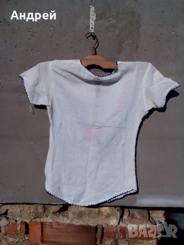 Стара детска етно риза #2, снимка 5 - Антикварни и старинни предмети - 24353786