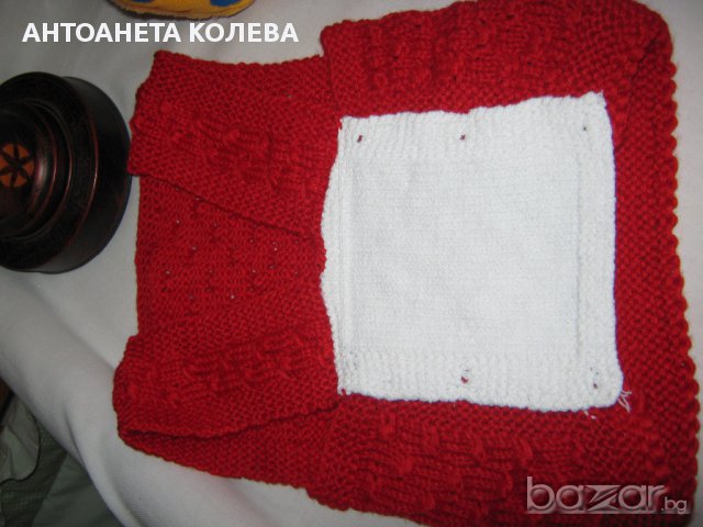 детски комплект в червено и бяло, снимка 3 - Комплекти за бебе - 8500243