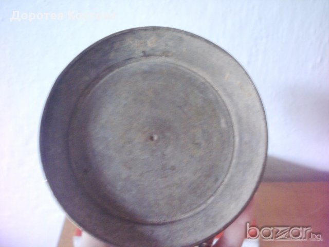 Стара бронзова ваза, снимка 3 - Антикварни и старинни предмети - 10423557