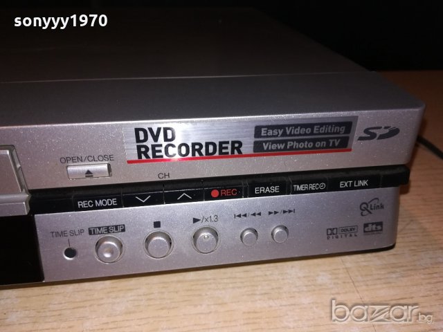 panasonic dmr-e60ep dvd recorder-made in japan-внос швеицария, снимка 4 - Плейъри, домашно кино, прожектори - 21238093