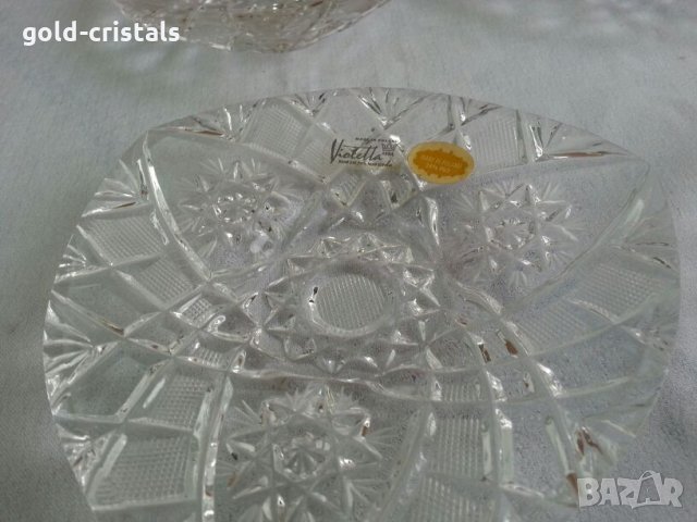 кристални чинии полски кристал Виолета , снимка 3 - Антикварни и старинни предмети - 23521424