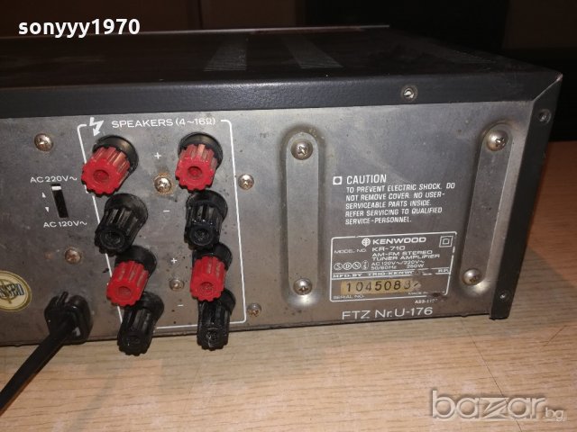 kenwood kr-710 receiver-made in japan-внос англия, снимка 18 - Ресийвъри, усилватели, смесителни пултове - 20778998