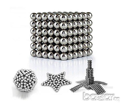 216 магнитни топчета 5 мм. магнитни сфери 5 мм. сребристи и зелени, снимка 16 - Рисуване и оцветяване - 9605528