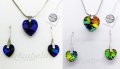 Сваровски Обеци "сърце" Комплект,Колиета "heart" SWAROVSKI® Всички цветове, снимка 3