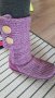 Дамски плетени ботуши Ugg 35 розови, снимка 9
