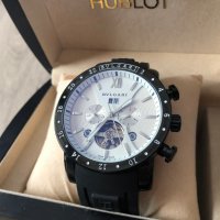 Продавам Bvlgari Модел Tourbillon Bleck and White мъжки стилен часовник, снимка 2 - Мъжки - 22775859