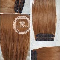 С5 HAIR EXTENSIONS ELESSA - Натурални Екстеншъни Комплект от 200 грама Коса, снимка 5 - Аксесоари за коса - 24347784