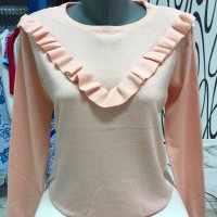 Дамска блуза розова, снимка 2 - Блузи с дълъг ръкав и пуловери - 19736338