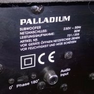palladium powered subwoofer-33х33х20см-активен буфер-внос швеицария, снимка 10 - Тонколони - 18206498