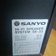 sanyo sx-33 hi-fi speaker system 40/60 wata 8 oma-внос швеицария, снимка 8 - Тонколони - 9902800