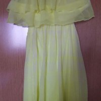 Жълта рокля, снимка 2 - Рокли - 21514269