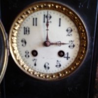 каминен часовник от края на 19 век, снимка 2 - Антикварни и старинни предмети - 20926907
