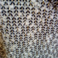 пуловер  меланш с кожени маншети, снимка 4 - Блузи с дълъг ръкав и пуловери - 17366980