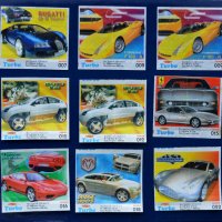 Картинки от дъвки Турбо и други с коли - колекционирам!, снимка 3 - Колекции - 20927746
