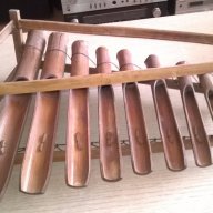 Ретро музикален инструмент-бамбуков-45х38х18см-внос швеицария, снимка 2 - Антикварни и старинни предмети - 17082626