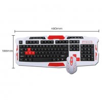 геймърска безжична клавиатура и мишка HK8100, снимка 9 - Геймърски - 23448974