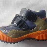 Детски обувки от естествена кожа, ортопедични с лепенки, снимка 3 - Детски маратонки - 9882761