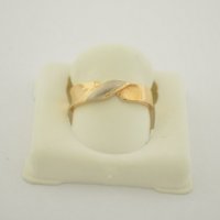 нов златен пръстен 42951-2, снимка 3 - Пръстени - 22460410