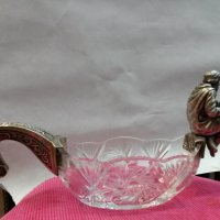 Сребро-кристал 84-Царска Русия/КОВШ/1886година, снимка 2 - Антикварни и старинни предмети - 22404645