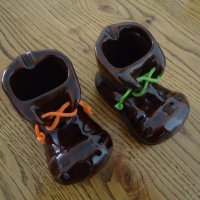Керамични обувки пепелници, снимка 3 - Колекции - 24310666
