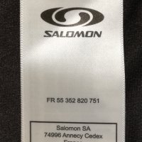 Salomon НОВА оригинална тениска S уникална черна спортна фланелка, снимка 8 - Спортни дрехи, екипи - 25515143