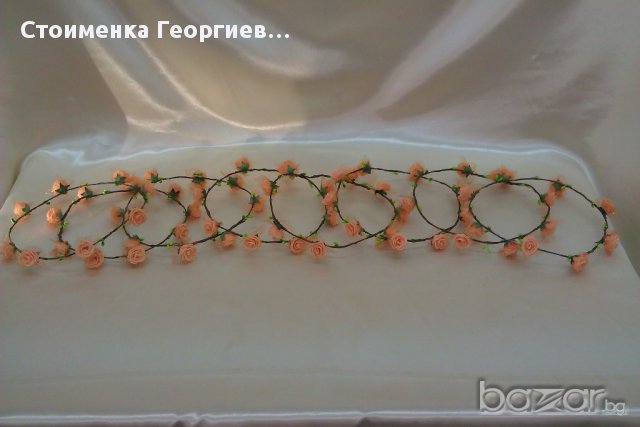 Венчета за моминско парти, снимка 12 - Аксесоари за коса - 15665089