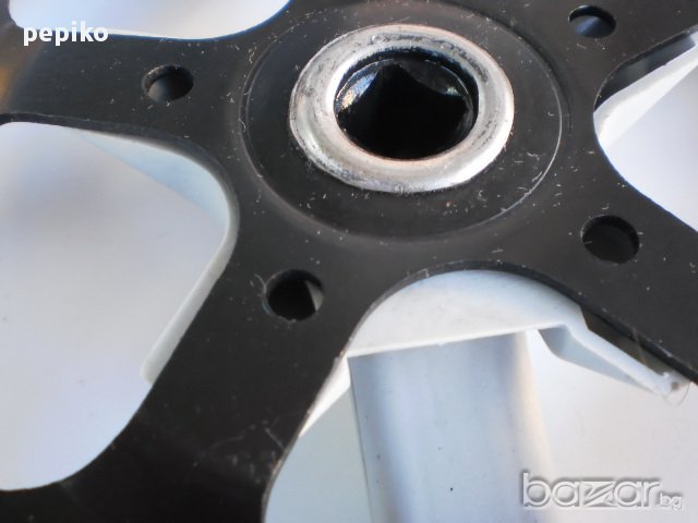 Продавам колела внос от Германия Комплект курбели с една плоча, снимка 3 - Части за велосипеди - 9278483