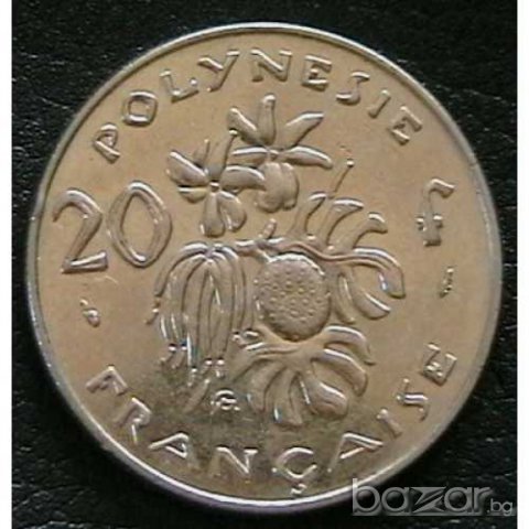20 франка 1983, Френска Полинезия, снимка 1 - Нумизматика и бонистика - 7549411