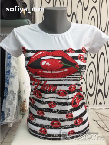 Дамска тениска 10 модела , снимка 6 - Тениски - 17892751