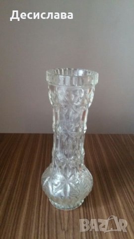 Ваза от оловен кристал от времето на социализма , снимка 2 - Вази - 24487058