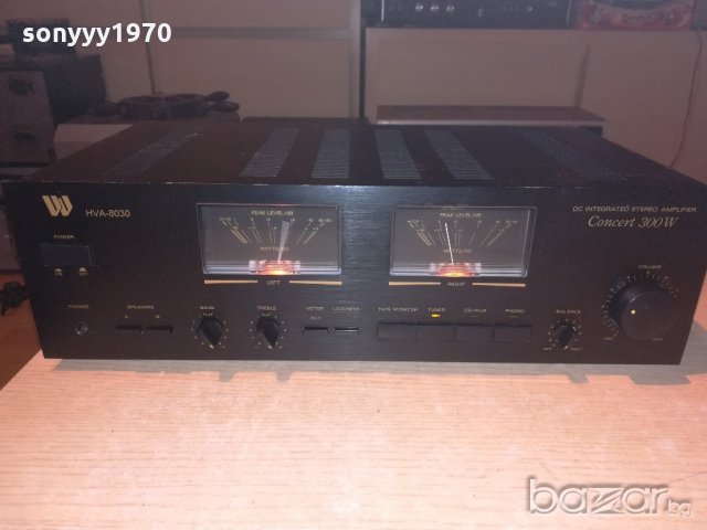 hva-8030 concert 300w-amplifier-made in taiwan-внос швеицария, снимка 2 - Ресийвъри, усилватели, смесителни пултове - 20479452