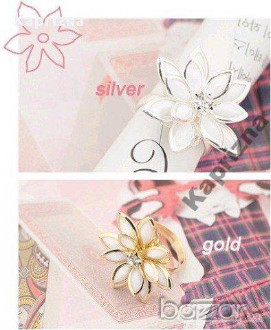 Пръстен  "Лотос", снимка 1