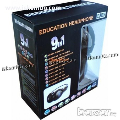 Безжични Слушалки 9 в 1 HI-FI, снимка 3 - Слушалки и портативни колонки - 13376853