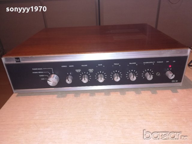 ПОРЪЧАН-dual cv31 amplifier-made in germany-внос швеицария, снимка 4 - Ресийвъри, усилватели, смесителни пултове - 20361529
