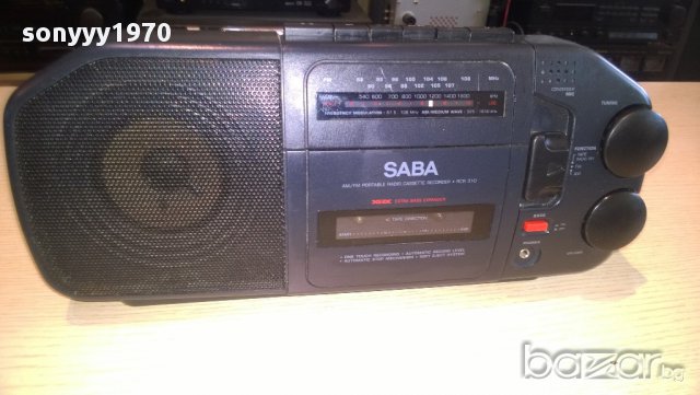 saba rcr 310 radio/cassette receiver-внос швеицария, снимка 9 - Ресийвъри, усилватели, смесителни пултове - 10774847