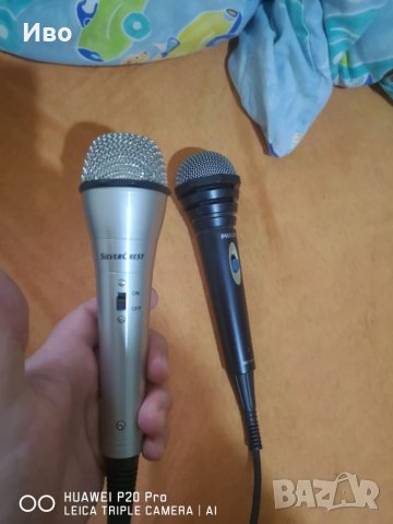 Микрофони Philips и Silvercrest, снимка 2 - Микрофони - 25309538