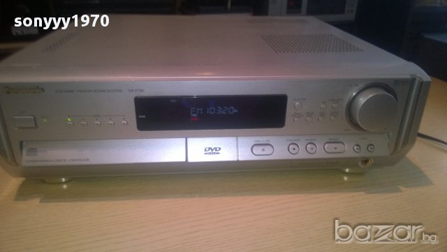 panasonic sa-ht80 dvd home theater sound system-178watts-внос швеицария, снимка 17 - Ресийвъри, усилватели, смесителни пултове - 10362176