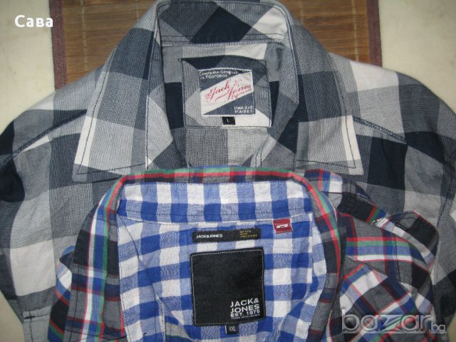 Ризи JACK&JONES  мъжки  л,хл, снимка 1 - Ризи - 17528554