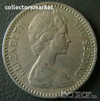 2½ шилинга = 25 цента 1964, Родезия, снимка 2 - Нумизматика и бонистика - 21161589