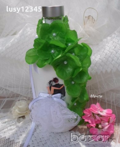 Сватбена бутилка!, снимка 1 - Декорация за дома - 18620857