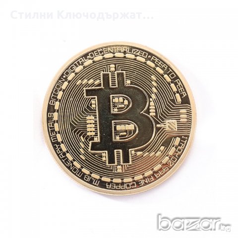 Bitcoin Биткойн колекционерска позлатена монета Промоция, снимка 4 - Подаръци за рожден ден - 20013523