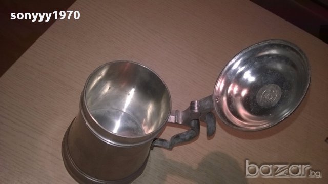 Немска халба 20х15х11см-внос швеицария, снимка 9 - Антикварни и старинни предмети - 17921697