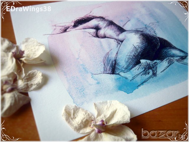 Картина Арт принт "Женско тяло", снимка 4 - Картини - 21404017