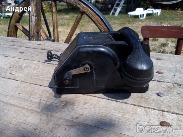 Телефон с вилка Т-ТМ - 60, снимка 2 - Антикварни и старинни предмети - 16643366