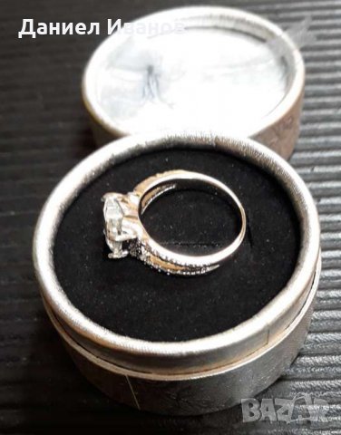 Сребърен Пръстен radiant Antique 18k-sz6m,sz8, снимка 3 - Пръстени - 25548507