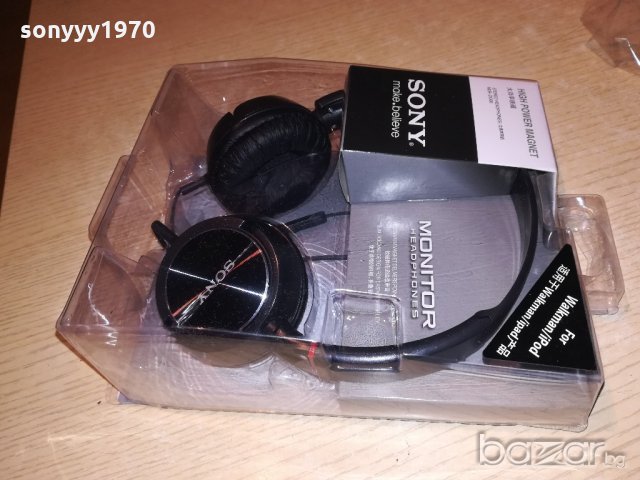 sony black headphones-нови, снимка 5 - Слушалки и портативни колонки - 21368019