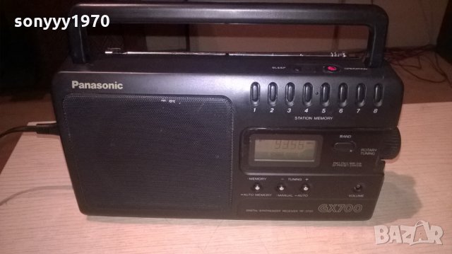 ПОРЪЧАН-panasonic gx700-receiver-28х16х7см-внос швеицария, снимка 6 - Ресийвъри, усилватели, смесителни пултове - 22888092