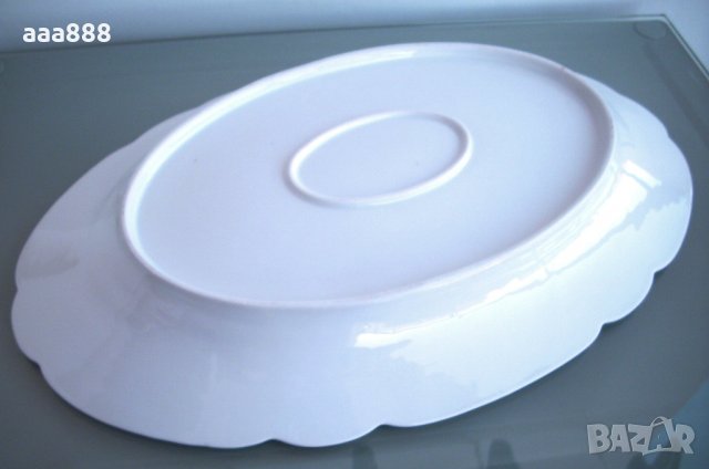 Голяма чиния плато порцелан, снимка 3 - Чинии - 23616222