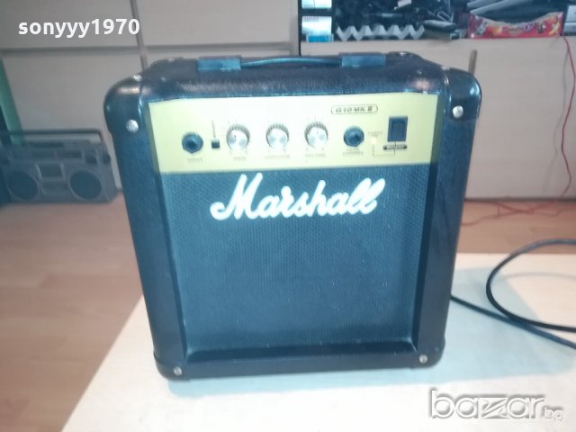 marshall-китарен усилвател-внос англия-30х30х18см, снимка 12 - Ресийвъри, усилватели, смесителни пултове - 21315827
